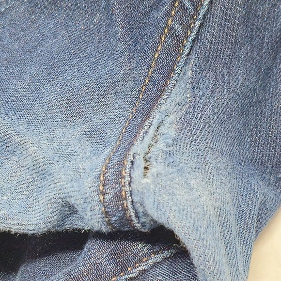 Mavi Jeans Jake Mens‎ 34 Slim Straight Leg Blue Stretch Denim 34" Inseam Flaw - Picture 7 of 13